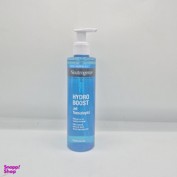 ژل شست و شوی صورت نوتروژینا مدل Hydro Boost مناسب پوست های خشک و حساس حجم 200 میلی لیتر