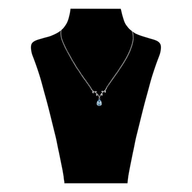 گردنبند نقره زنانه سواروسکی مدل اشک کد 066587