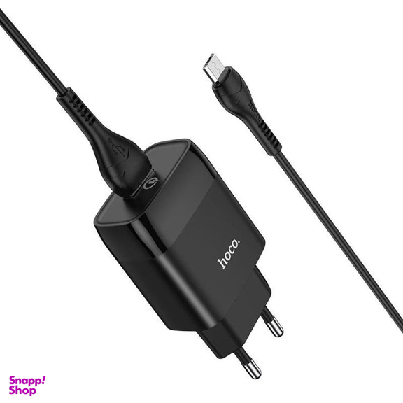 شارژر دیواری هوکو مدل MicroUSB C72Q به همراه کابل