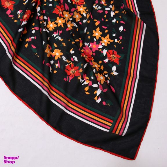 روسری زنانه آنالیا مدل نخی خنک تابستانی طرح گل ریز کد ana-5026