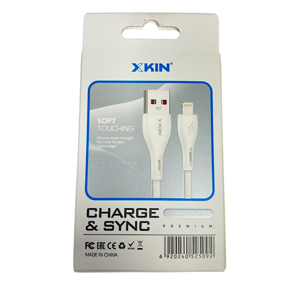کابل USB به Lightning ایکس کین کد X218 طول 1 متر