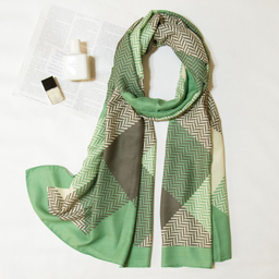 شال زنانه آنالیا مدل پاییزه طرح هندسی جدید 1402 کد ana-1816