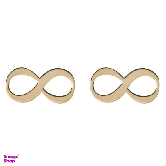 گوشواره طلا 18 عیار زنانه مدل بینهایت