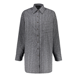 مانتو زنانه لوینت مدل سولینا کد 0117 رنگ مشکی طوسی