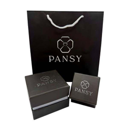 پلاک گردنبند طلا 18 عیار زنانه پانسی مدل انار کد Pe507