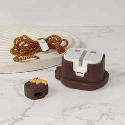 کاور شارژر دیواری اپیکوی مدل Cookie Bear به همراه محافظ کابل