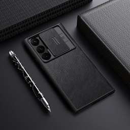 کیف کلاسوری نیلکین مدل Qin Pro Leather Case مناسب برای گوشی موبایل سامسونگ Galaxy S23 Ultra