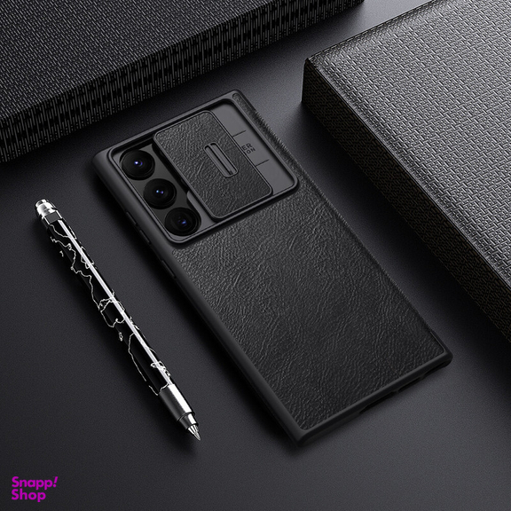 کیف کلاسوری نیلکین مدل Qin Pro Leather Case مناسب برای گوشی موبایل سامسونگ Galaxy S23 Ultra