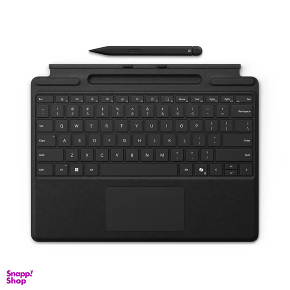 کیبورد تبلت مایکروسافت مدل Surface Pro Copilot Keyboard with Slim Pen 2 مناسب سرفیس Pro 8/Pro 9/Pro 10/Pro 11 به همراه قلم اسلیم 2