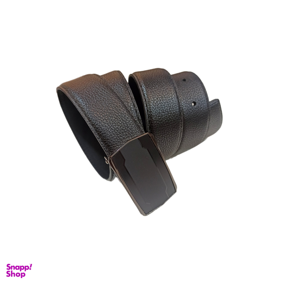 کمربند چرم مردانه مدل پلاکی کد KB115