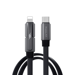 کابل تبدیل Type-C به Type-C/Lightning کوالا مدل KL-X72 طول 2 متر