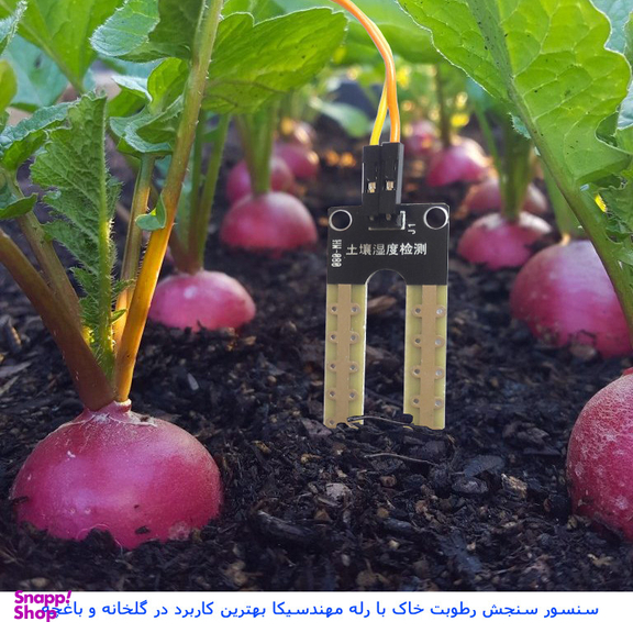 کیت آموزش الکترونیک مهندسیکا مدل ماژول تشخیص رطوبت خاک گل و باغچه SOIL-05