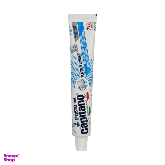 خمیر دندان پاستادل کاپیتانو مدل Anti Plaque and Cavities حجم 75 میلی لیتر