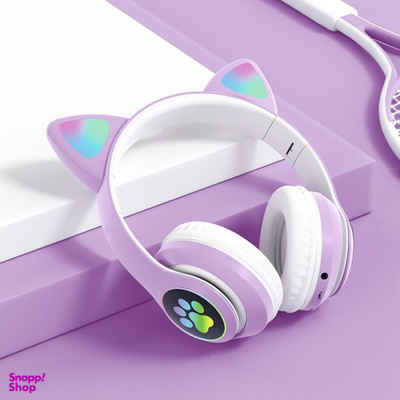هدفون بی سیم طرح گربه ای مدل STN28