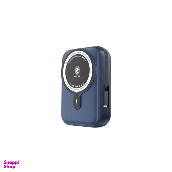 پاوربانک 22.5 وات گرین لاین مدل Monaco MagSafe ظرفیت 20000 میلی آمپر ساعت