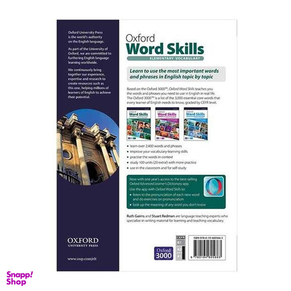 کتاب Oxford Word Skills Elementary Second Edition اثر Ruth Gairns و Stuart Redman انتشارات آکسفورد