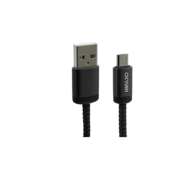 کابل شارژر USB به MicroUSB اکسیژن مدل LX22 طول 25 سانتی متر