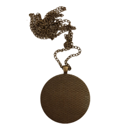 گردنبند دخترانه روکش برنز طرح نت موسیقی کد 3