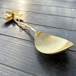 قاشق آجیل خوری مدل گل ارکیده کد 1326