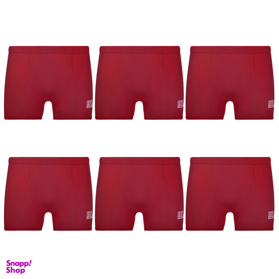 شورت مردانه برهان تن پوش مدل 4-04 بسته 6 عددی