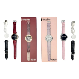 ساعت هوشمند هاینو تکو مدل RW-20 بند چرمی سایز 46 میلی متر