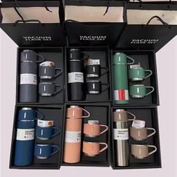 فلاسک مدل کادویی Vacuum Flask Set گنجایش 0.5 لیتر به همراه لیوان