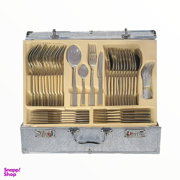 سرویس قاشق و چنگال 128 پارچه وینکس مدل STAINLEES-STEEL