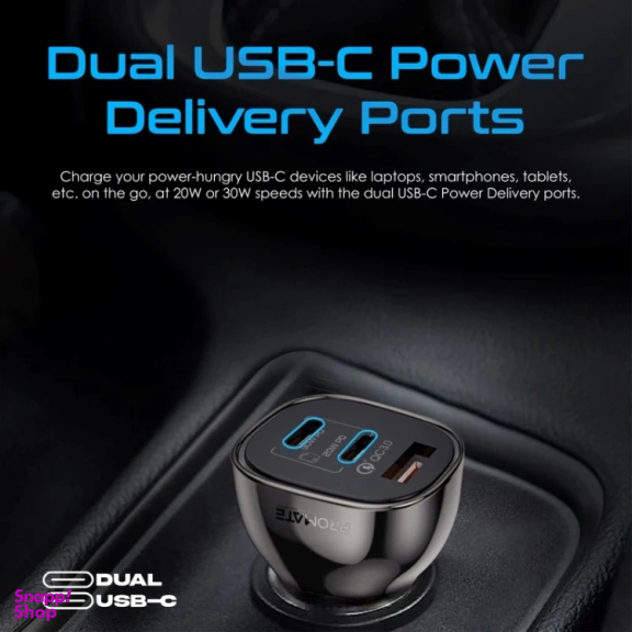 شارژر فندکی پرومیت مدل TRANSDRIVE-80W
