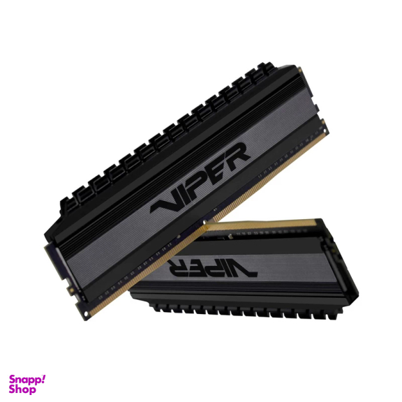 رم دسکتاپ DDR4 دوکاناله 4400 مگاهرتز CL18 پتریوت مدل Viper 4 Blackout Series ظرفیت 8 گیگابایت بسته 2 عددی