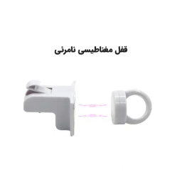 قفل درب کمد و کابینت مدل مگنتی بسته 8 عددی
