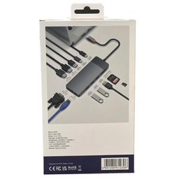 USB هاب 12 پورت Type-C ای جی دبلیو مدل Linker