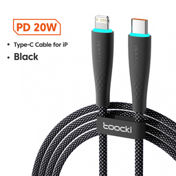 کابل دیتا USB-C به Lightning توکی مدل BMH05 طول 2 متر