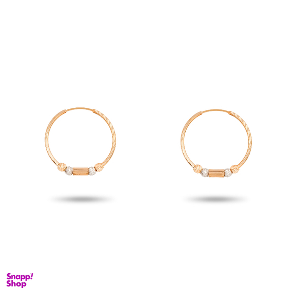 گوشواره طلا 18 عیار زنانه میلی گالری مدل زنجیری کد MT1713