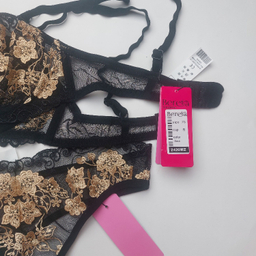 ست شورت و سوتین زنانه برتا کد 2420MZ رنگ مشکی