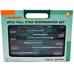 پیچ گوشتی جانزوی مدل D04PP08S  مجموعه 8 عددی