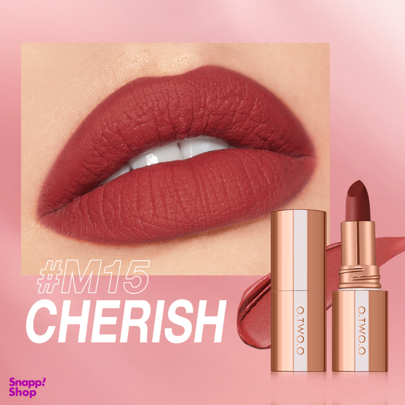 رژ لب جامد او تو او رنگ M15 Cherish