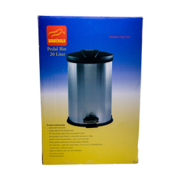 سطل زباله پدالی پدالدار بهاز کالا مدل A.M 508 ظرفیت 20 لیتری