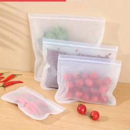 زیپ کیف سیلیکونی نگهداری مواد غذایی مدل MFM12 بسته 4 عددی