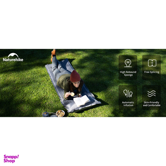 زيرانداز بادی اليافی نیچرهایک مدل D01 Auto Inflatable کد DZ014