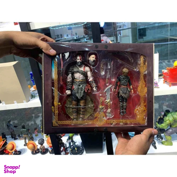 اکشن فیگور نکا مدل کریتوس و آترئوس سری God of War New