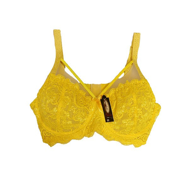 سوتین گیپور هارنس دار کد 3027 رنگ زرد