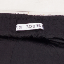 دامن زنانه سرژه مدل 210214 رنگ مشکی