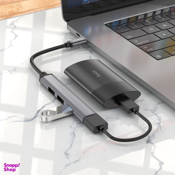 USB هاب 4 پورت Type-C هوکو مدل HB26 4in1