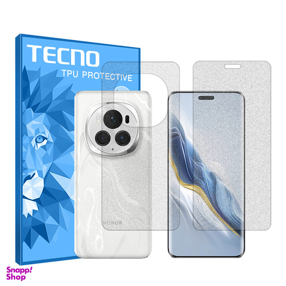 محافظ صفحه نمایش مات تکنو مدل HyMTT مناسب گوشی موبایل آنر Magic 6 Pro به همراه محافظ پشت گوشی