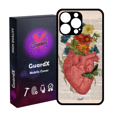 کاور گارد ایکس طرح قلب مدل Glass10505 مناسب برای گوشی موبایل اپل iPhone 14 Pro Max
