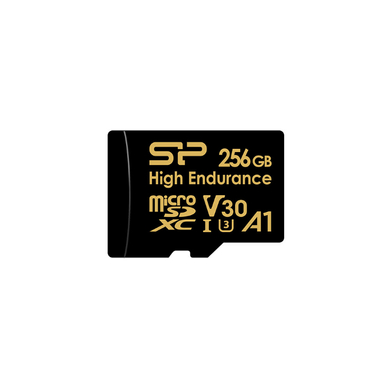 کارت حافظه MicroSDXC سیلیکون پاور مدل Golden Series High Endurance ظرفیت 256 گیگابایت