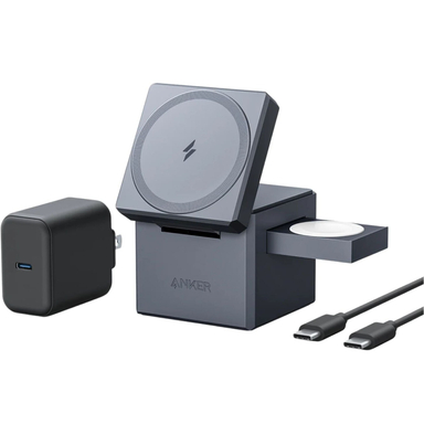 شارژر بی سیم انکر مدل MagSafe 3in1 Cube