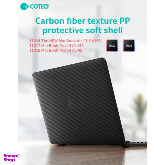 کاور محافظ لپ تاپ کوتسی مدل 11024 مناسب مک بوک ایر 13 اینچ A2681 (M2) / A3113 (M3)