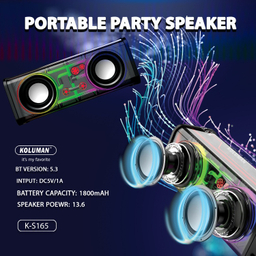 اسپیکر بلوتوثی قابل حمل کلومن کد K-S165
