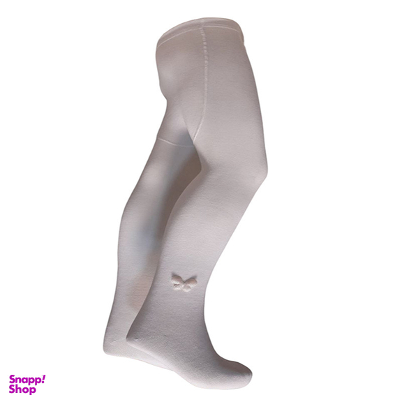 جوراب شلواری دخترانه تابش ایران پود مدل نخ پنبه طرح Parvaneh.sefid,shiri